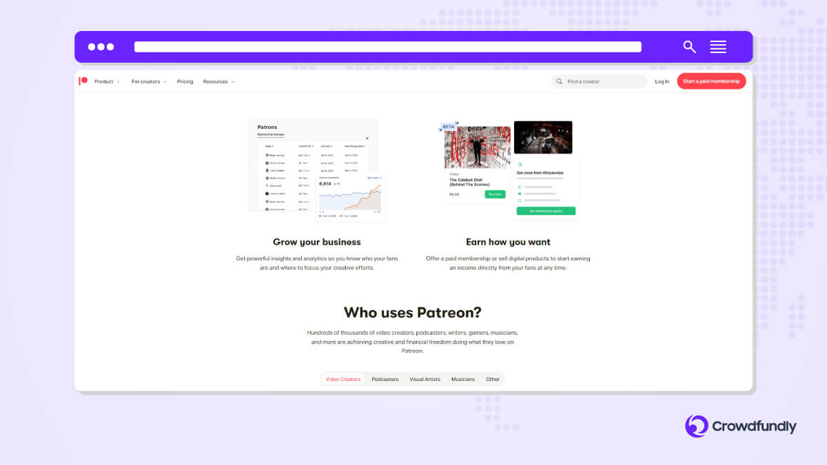 Buy Me A Coffee Alternatives - Patreon