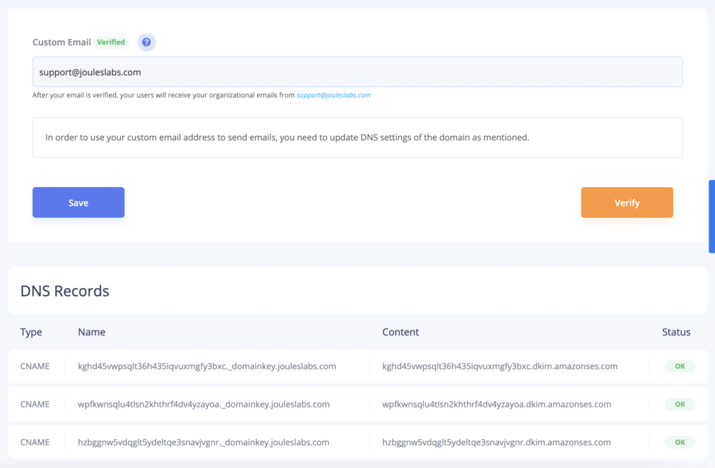 05 custom email verification